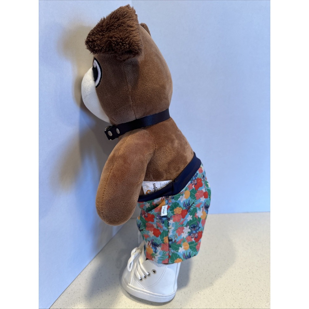Criamigos Plush Talking Dog Disney Stitch Shorts Collar Shoes Brazil 17" Rare - Picture 4 of 9